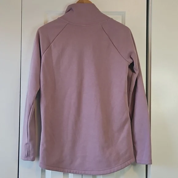 ATHLETA Cozy Karma Asym Pullover DOGWOOD Mauve Sweatshirt XS - Picture 6 of 6
